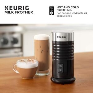 Keurig Milk Frother - Black and Silver